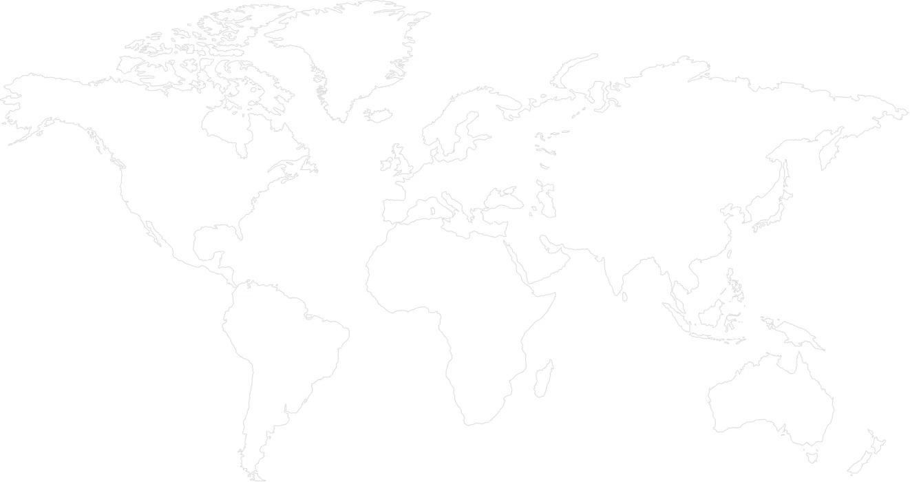 World map outline